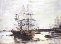 Vaisseaux Ã  l'ancre devant Venise