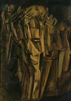 Nude (Study), Sad Young Man on a Train