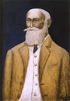 Portrait of a Bald Man with a White Beard