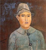 Portrait of a Young Boy with a Watch Chain