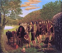 Olivier de Serres Teaching the Peasants of Touraine about Agriculture