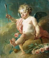 L'AMOUR TENANT UN ARC ET UNE FLÈCHE