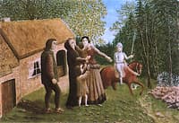 Joan of Arc Bids Farewell to Her Family