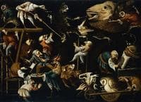 Imaginary Animals and Dwaarfs Fichting, Drinking and Carousing