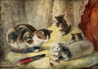 Cat with Kittens