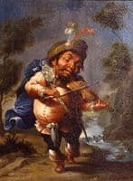 Nain jouant du violon