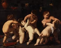 Lotta di amorini e baccarini