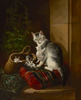Cat with Kittens