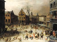 Carnival in a Town Square