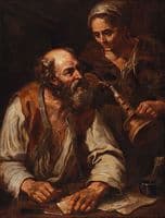 Sealing a letter (Allegory of Fire)