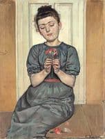 Girl with Carnation
