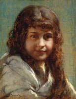 Young Girl with Red Hair