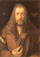 Self Portrait in a Fur-Collard Robe