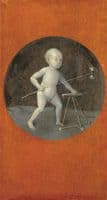 Child with Pinwheel and Toddler's Chair