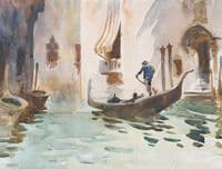 The Gondolier, Venetian Canal