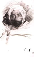 Isaac Levitan Dressed as Bedouin