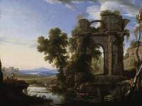 Landscape with Classical Ruins