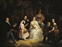 Portrait of the Family of I.P.Lesnikov