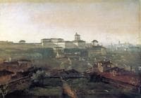 Three Views of Rome from the Villa Malta: View of the Quirinale Hill