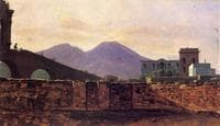 View of Vesuvius from the Bridge of St. Januarius, Naples