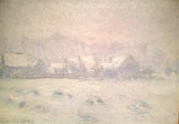 Snow at Giverny