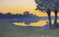 Au coucher du soleil