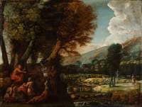 Landscape with Saint John the Baptist Preaching