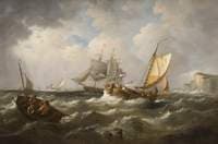 Seascape with French Shipping