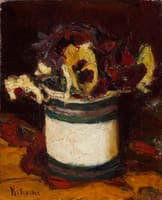 Still Life with Pansies