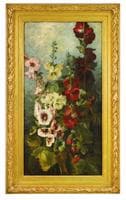 Hollyhocks