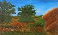 Small Flowers in a Landscape