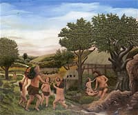 Adam Feeding His Family