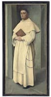 A Portrait of a Padre Domenicano, Holding a Bible