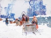 Horses in the Snow