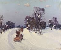 Peasants in a Horse-driven Cart