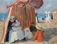 Sur la plage