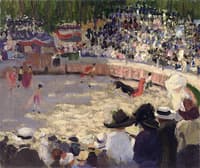 Bull Fight at Biarritz