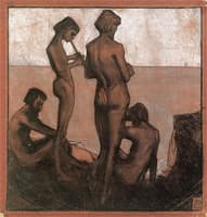 Four Young Men by the Sea