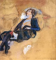 Hermine with Red Garters