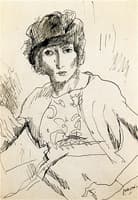 Hermine David en buste