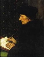 Portrait of Erasmus of Rotterdam Writing