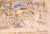 Socrates and His Disciples Reviled by the Courtesans