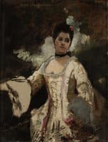 Study of an Elegant Lady