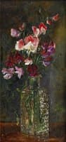 Still Life with Sweet Peas