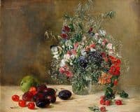 Still Life with Flowers and Fruit