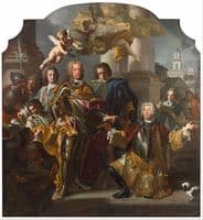 Emperor Charles VI and Gundacker, Count Althann
