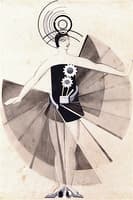 Costume design for an inhabitant of Mars in