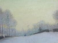 Snowy Road at Kingston, N.Y.
