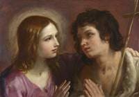 Christ Embracing Saint John the Baptist