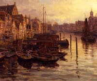 The Old Harbor, Dordricht, Holland